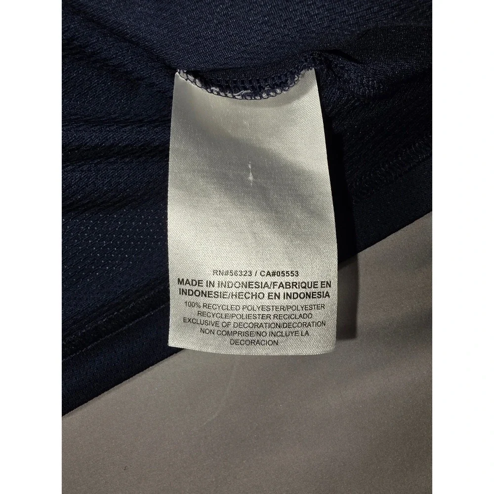 Jordan Michigan Wolverines Basketball Jersey Mens Medium Blue #1 Dri-FIT